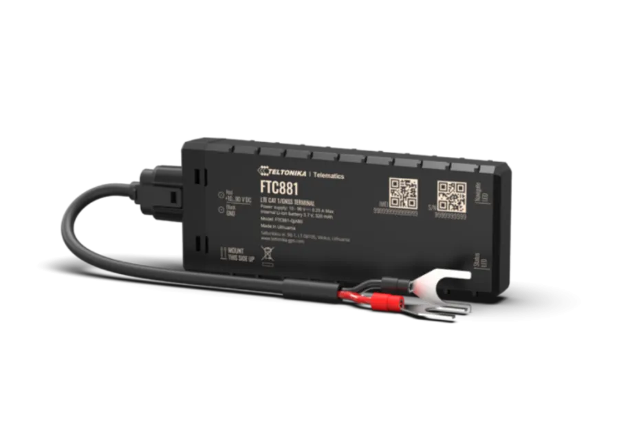 Teltonika FTC881 4G LTE auto GPS izsekotājs – IP69K aizsardzība un 1,8 m precizitāte